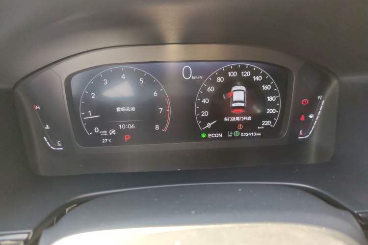 Used Honda Breeze 2023 240TURBO Two-Wheel-Drive Luxury Edition 5 Seats Odometer Close Up