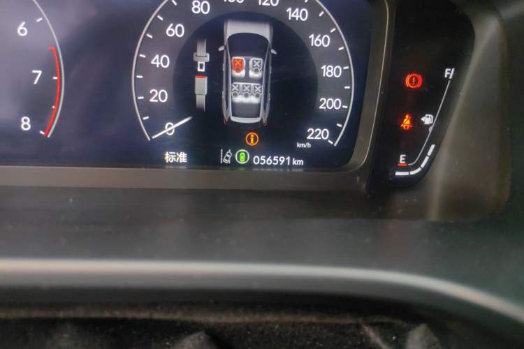 Used Honda Breeze 2023 240TURBO Two-Wheel-Drive Luxury Edition 5 Seats Odometer Close Up