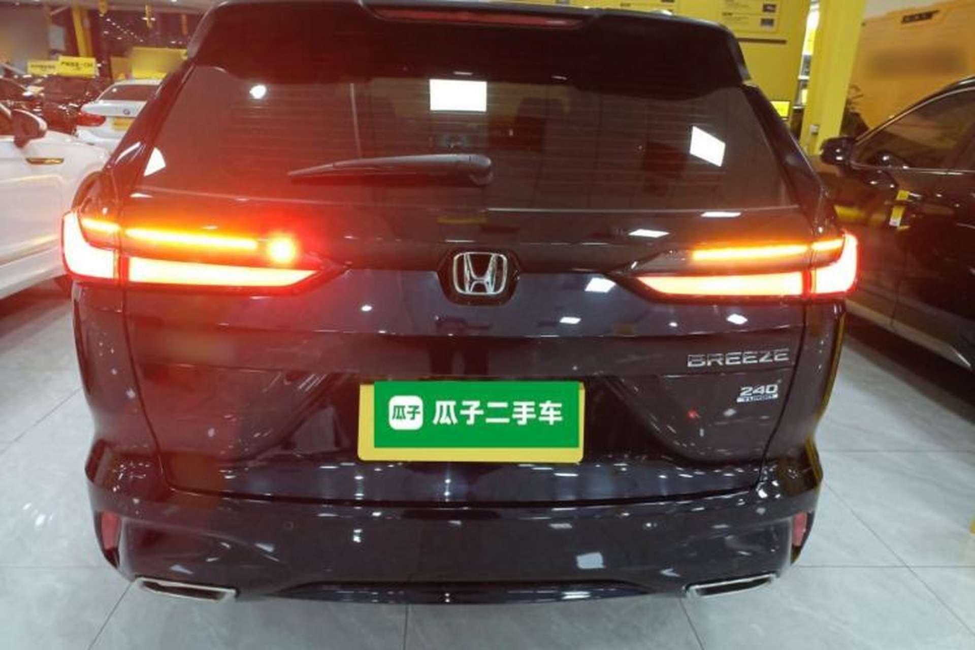 Used Honda Breeze 2023 240TURBO Two-Wheel-Drive Luxury Edition 5 Seats Rear