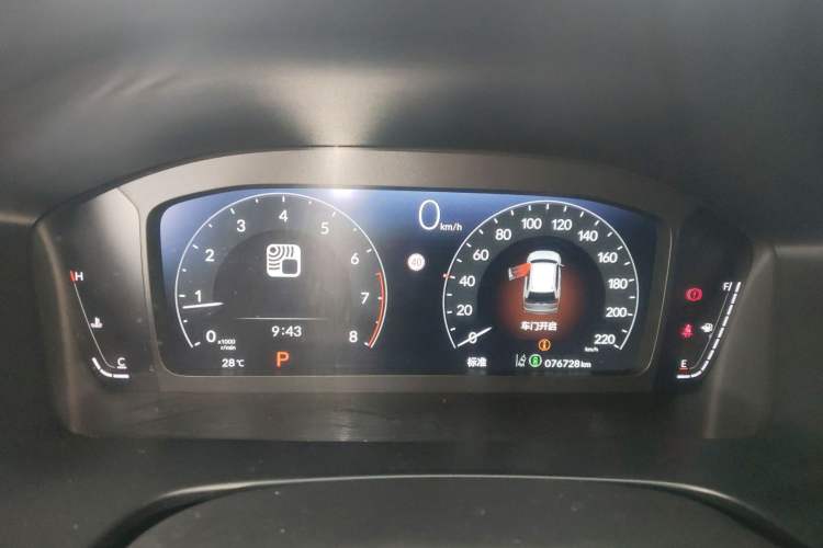 Used Honda Breeze 2023 240TURBO Two-Wheel-Drive Luxury Edition 5 Seats Instrument Cluster