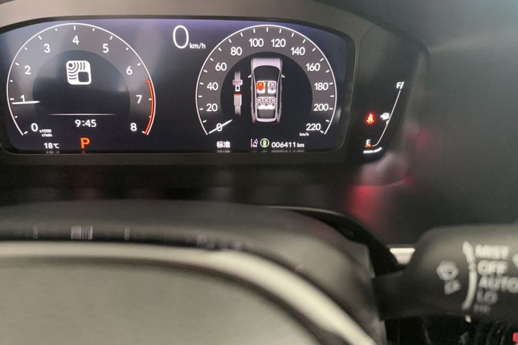 Used Honda Breeze 2023 240TURBO Four-Wheel Drive Luxury Edition 5 Seats Odometer Close Up