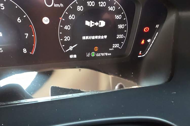 Used Honda Breeze 2023 240TURBO Two-Wheel-Drive Luxury Edition 5 Seats Odometer Close Up