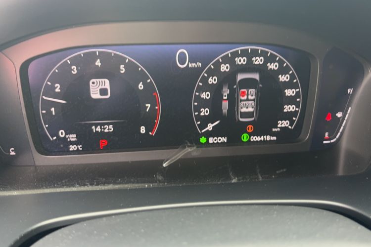 Used Honda Breeze 2023 240TURBO Two-Wheel-Drive Luxury Edition 5 Seats Odometer Close Up
