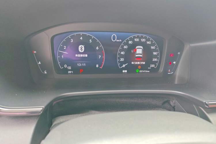 Used Honda Breeze 2023 240TURBO Two-Wheel-Drive Luxury PRO 7-Seater Odometer Close Up