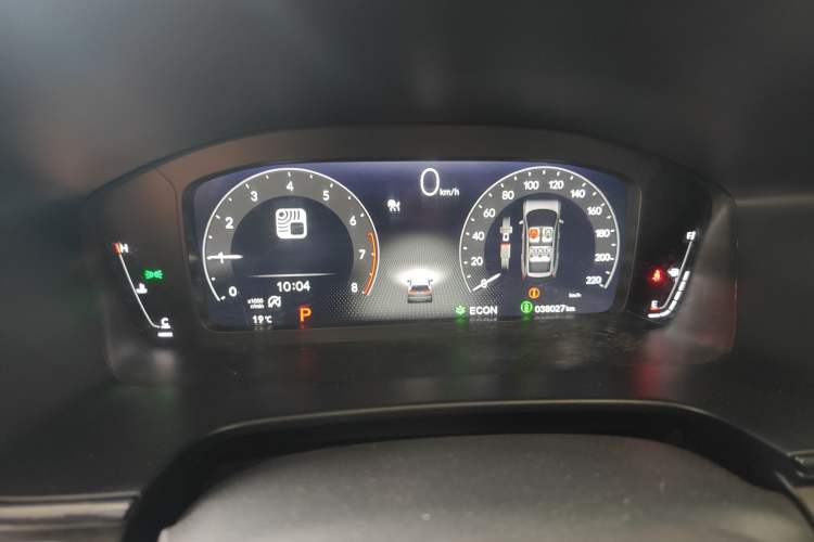 Used Honda Breeze 2023 240TURBO Two-Wheel-Drive Luxury Edition 5 Seats Odometer Close Up