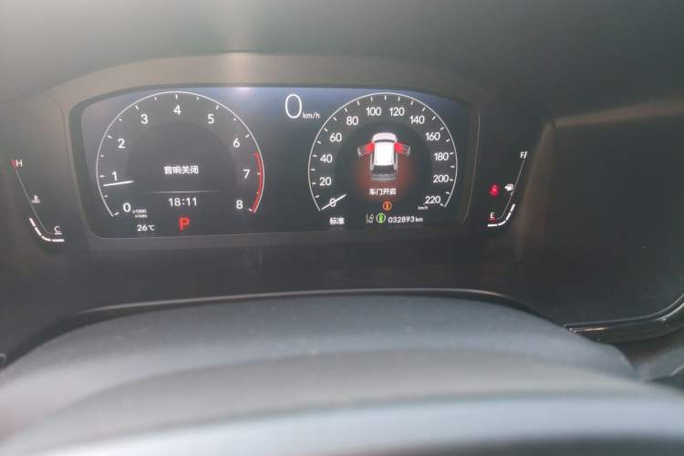 Used Honda Breeze 2023 240TURBO Two-Wheel-Drive Luxury Edition 5 Seats Odometer Close Up