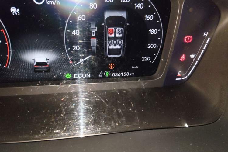 Used Honda Breeze 2023 240TURBO Two-Wheel-Drive Prestige Edition 5 Seats Odometer Close Up