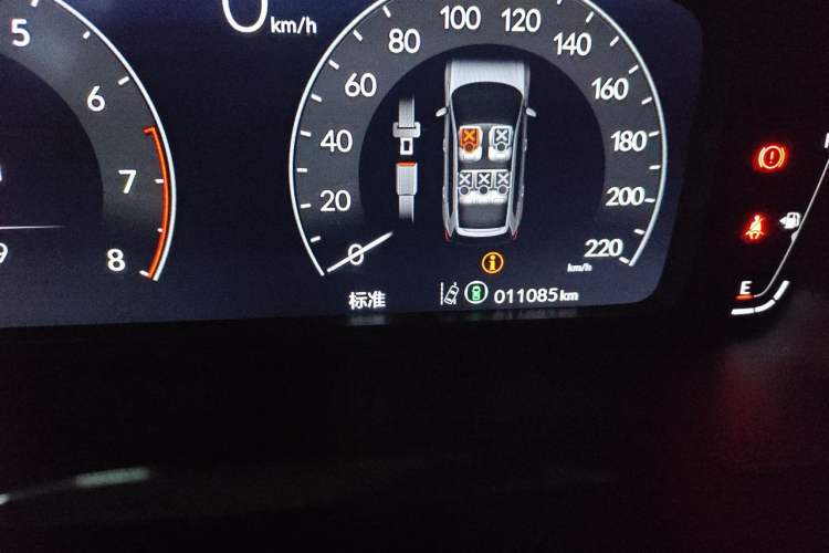Used Honda Breeze 2023 240TURBO Two-Wheel-Drive Luxury Edition 5 Seats Odometer Close Up