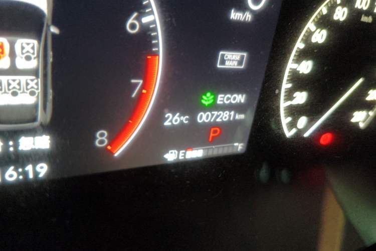 Used Honda Breeze 2025 240TURBO Two-Wheel Drive Elite Edition 5 Seats Odometer Close Up
