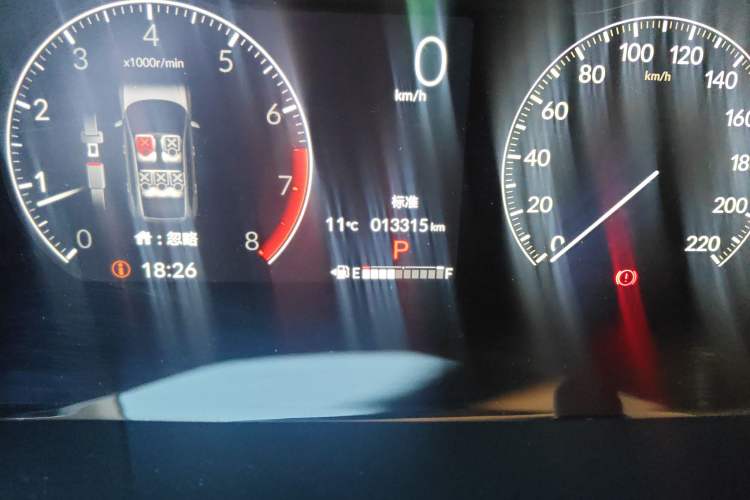 Used Honda Breeze 2025 240TURBO Two-Wheel Drive Elite Edition 5 Seats Odometer Close Up