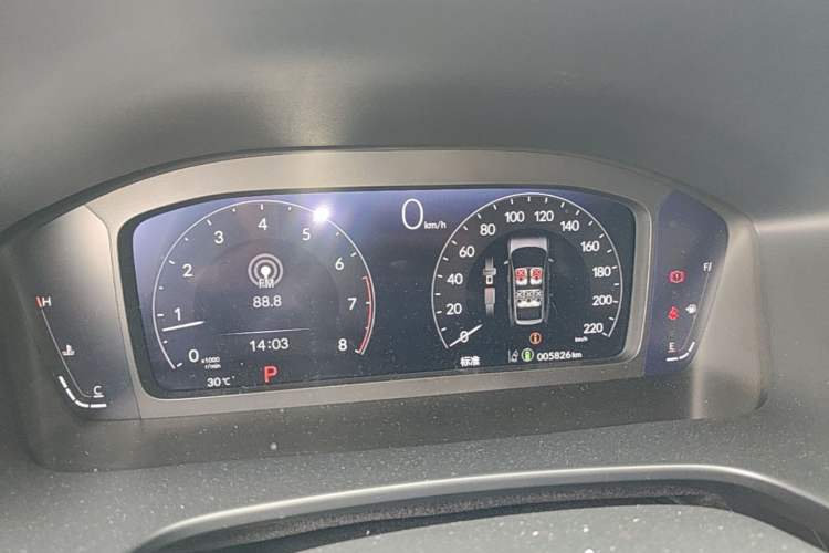 Used Honda Breeze 2025 240TURBO Two-Wheel-Drive Luxury Edition 5 Seats Instrument Cluster
