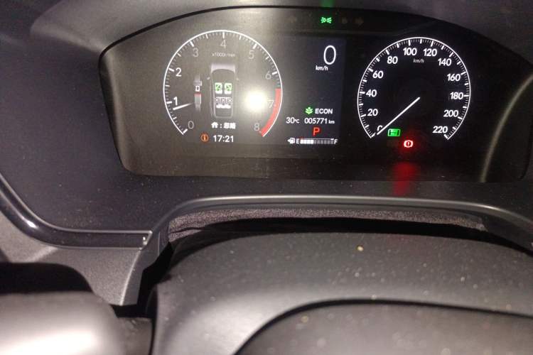Used Honda Breeze 2025 240TURBO Two-Wheel Drive Elite Edition 5 Seats Odometer Close Up