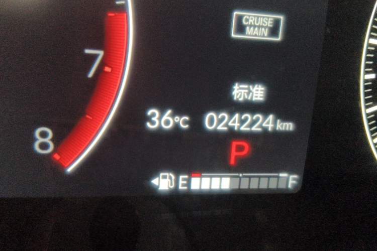 Used Honda Breeze 2025 240TURBO Two-Wheel Drive Elite Edition 5 Seats Odometer Close Up