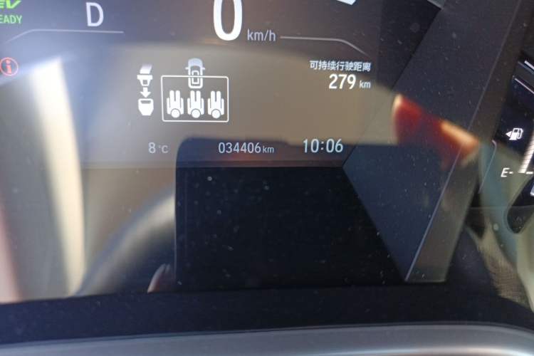 Used Honda Breeze New Energy 2022 ePHEV Prestige Edition Odometer Close Up