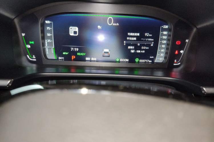 Used Honda Breeze New Energy 2023 ePHEV Ultimate Edition Odometer Close Up