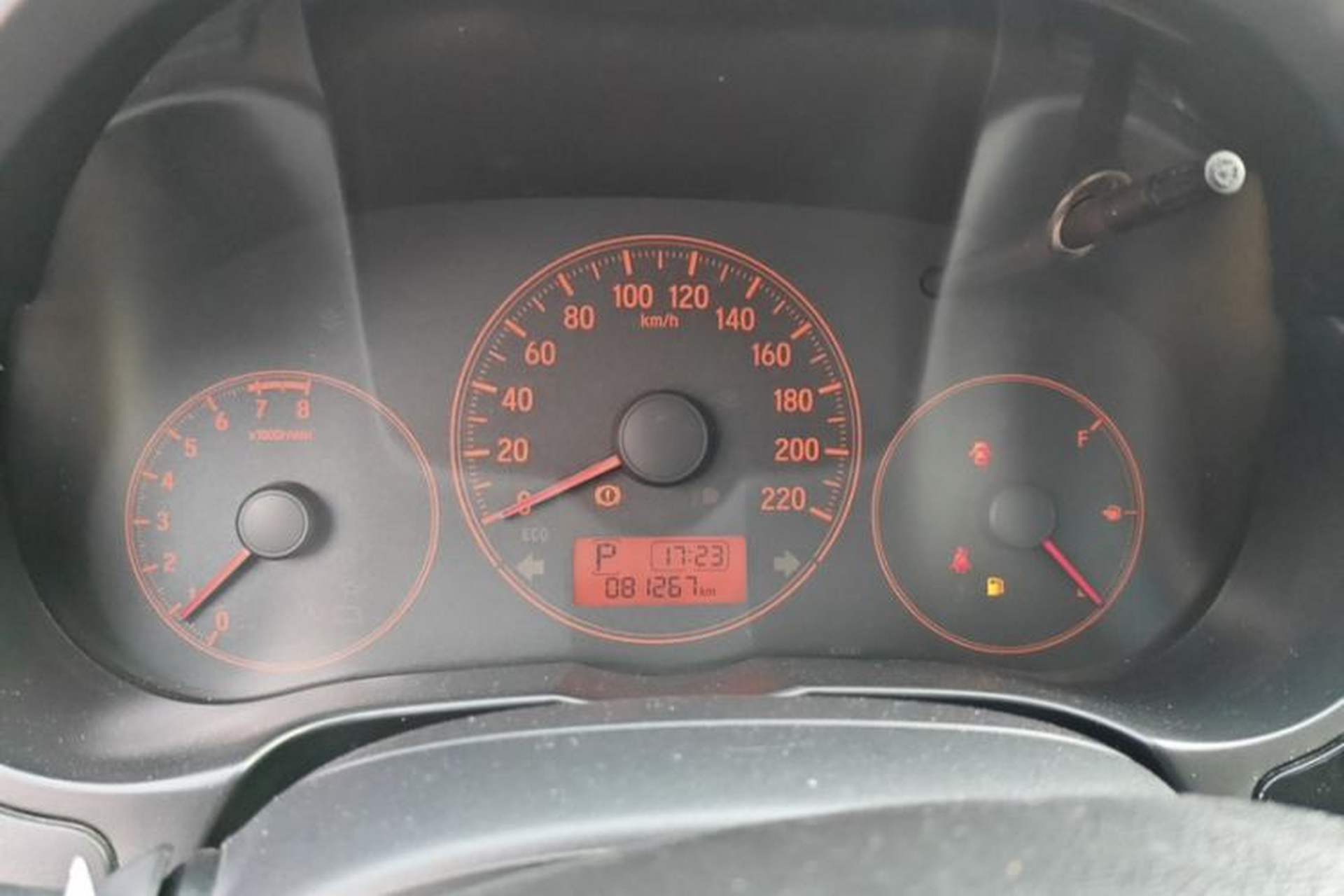 Used Honda City 2017 1.5L CVT Comfort Version Odometer Close Up