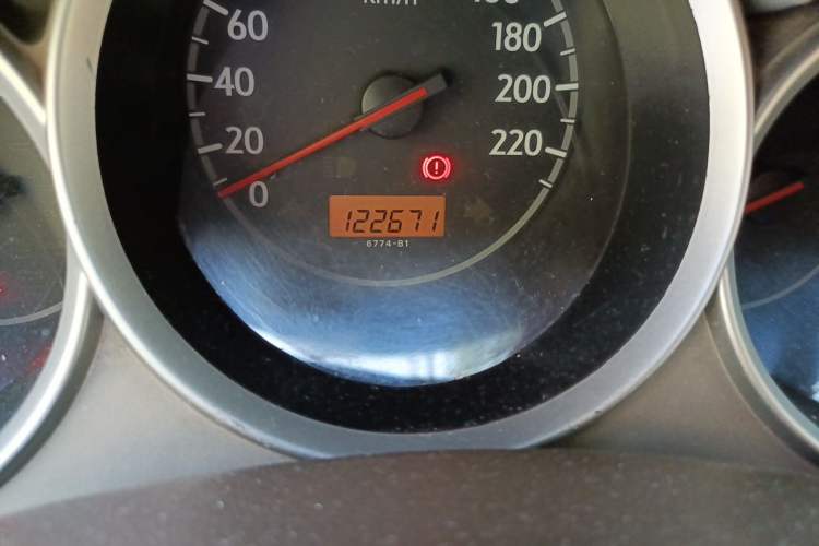 Used Honda City 2006 1.5L manual standard version Odometer Close Up