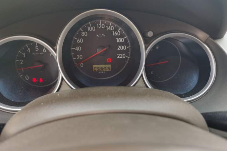 Used Honda City 2007 1.5L manual standard version Odometer Close Up