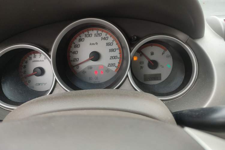 Used Honda City 2007 1.3L manual standard version Odometer Close Up