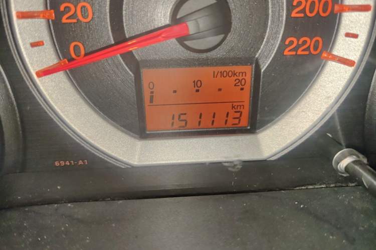 Used Honda City  Odometer Close Up