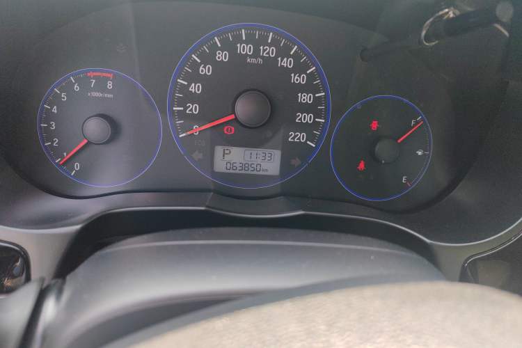 Used Honda City 2015 1.5L CVT Luxury Edition Odometer Close Up