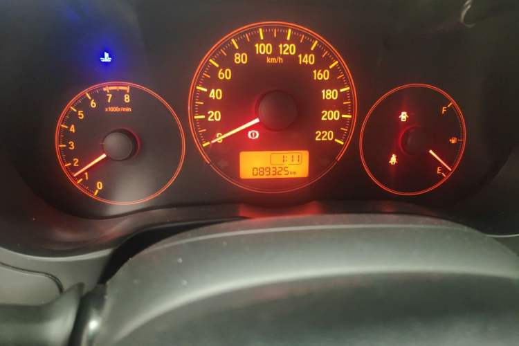 Used Honda City 2015 1.5L Manual Advance Edition Odometer Close Up