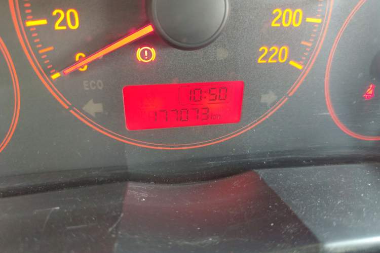 Used Honda City 2015 1.5L Manual Advance Edition Odometer Close Up