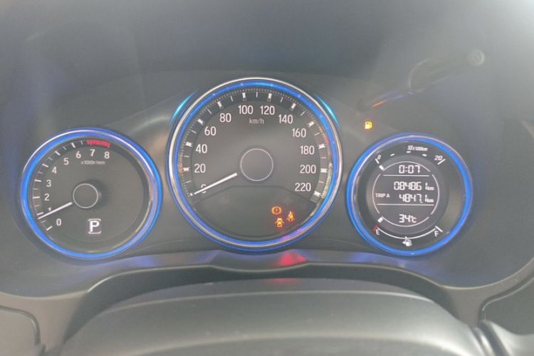 Used Honda City 2017 1.5L CVT Elite Edition Odometer Close Up