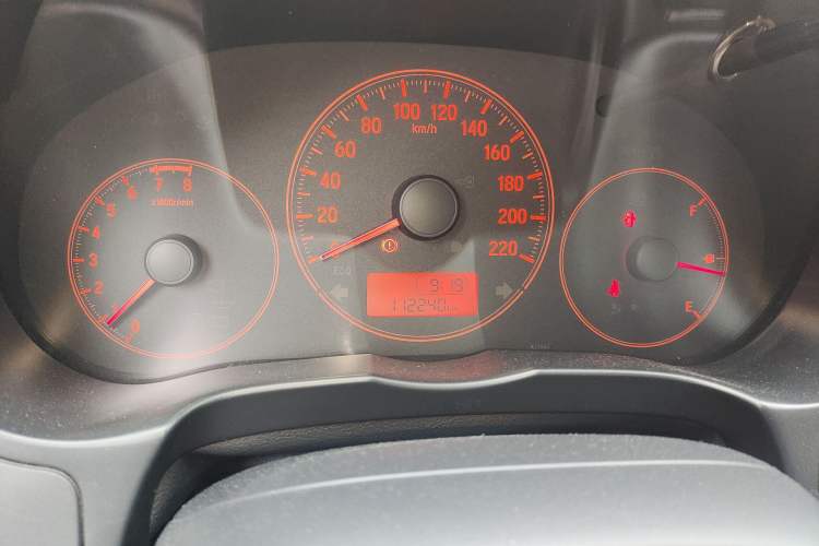 Used Honda City 2017 1.5L manual Comfort version Odometer Close Up