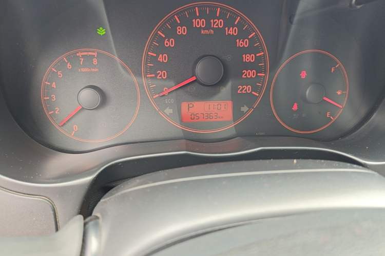 Used Honda City 2017 1.5L CVT Comfort Version Odometer Close Up