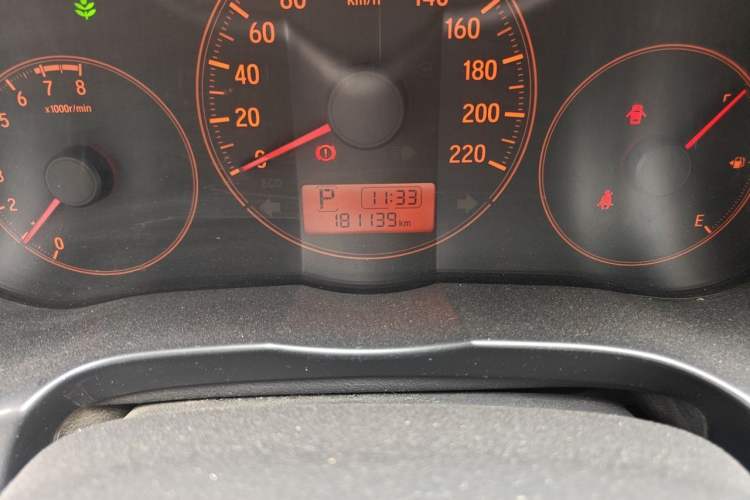 Used Honda City 2017 1.5L CVT Comfort Version Odometer Close Up