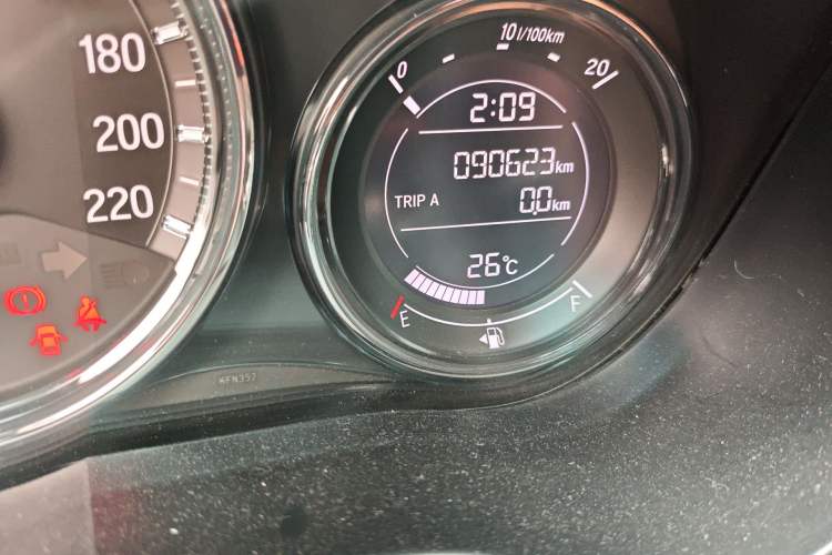 Used Honda City 2018 1.5L CVT Dynamic Edition Odometer Close Up