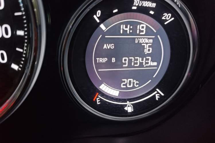 Used Honda City 2018 1.5L CVT Dynamic Pro Edition Odometer Close Up