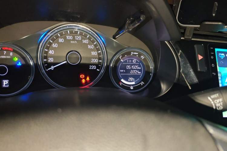 Used Honda City 2018 1.5L CVT Dynamic Edition Odometer Close Up