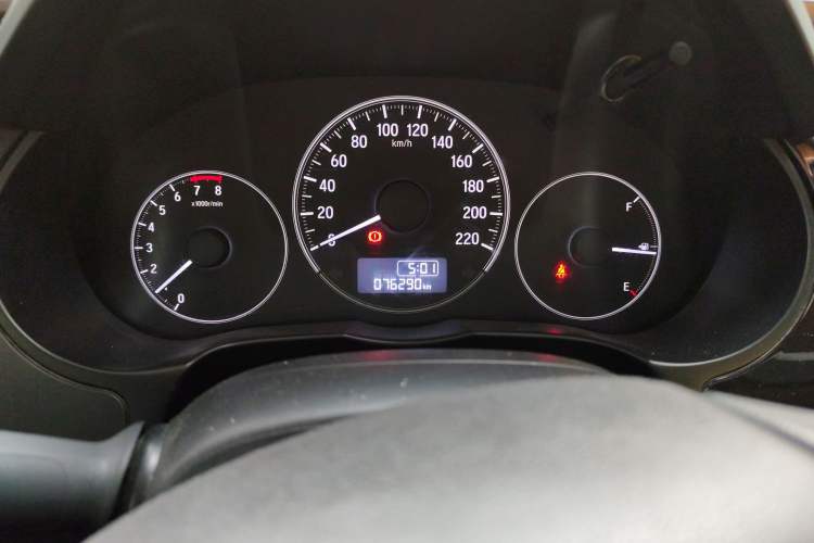 Used Honda City 2018 1.5L Manual Comfort Version Odometer Close Up