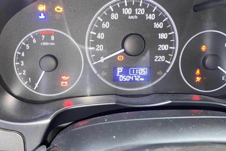 Used Honda City 2018 1.5L CVT Comfort Version Odometer Close Up