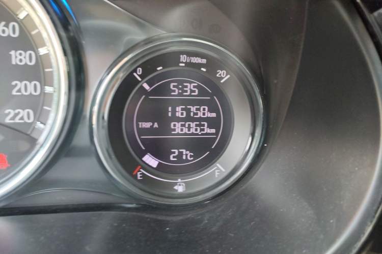 Used Honda City 2019 1.5L CVT Dynamic Edition Odometer Close Up