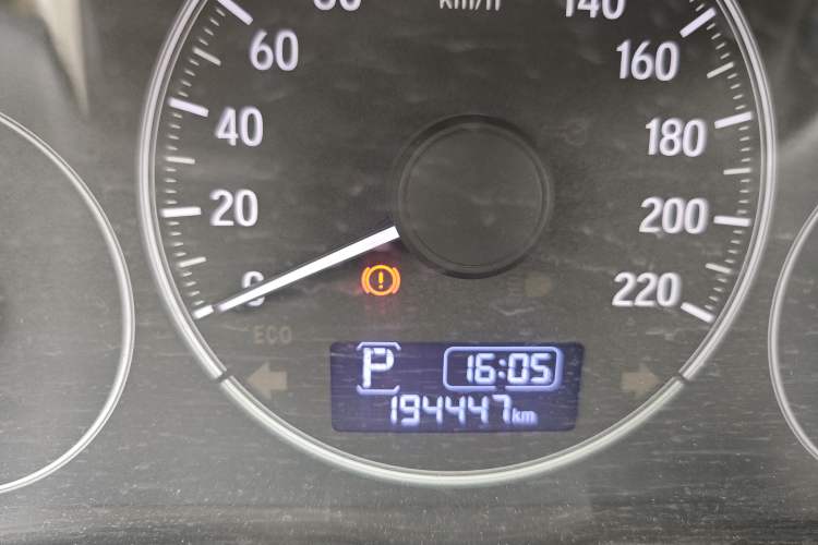 Used Honda City 2019 1.5L CVT Comfort Version Odometer Close Up