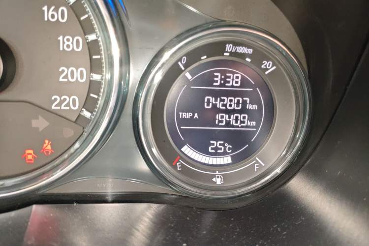 Used Honda City 2019 1.5L CVT Dynamic Edition Odometer Close Up