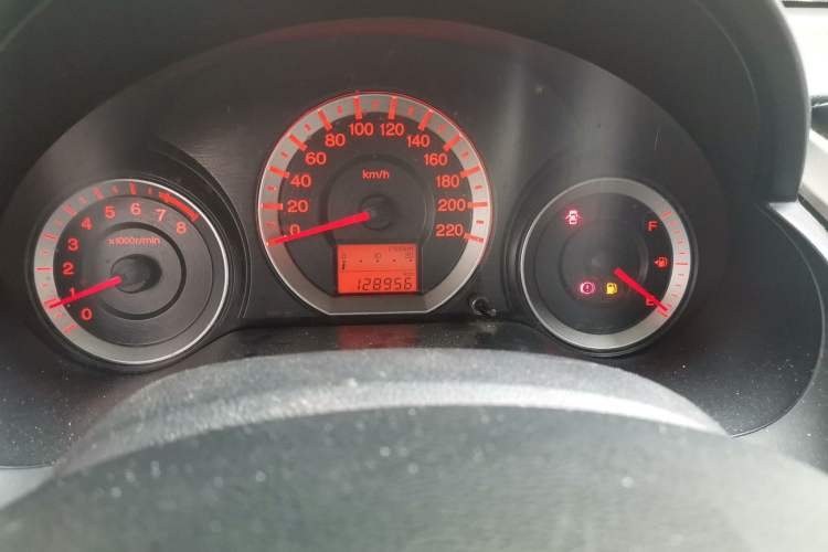Used Honda City Classic 2008 1.5L manual Elite Edition Odometer Close Up