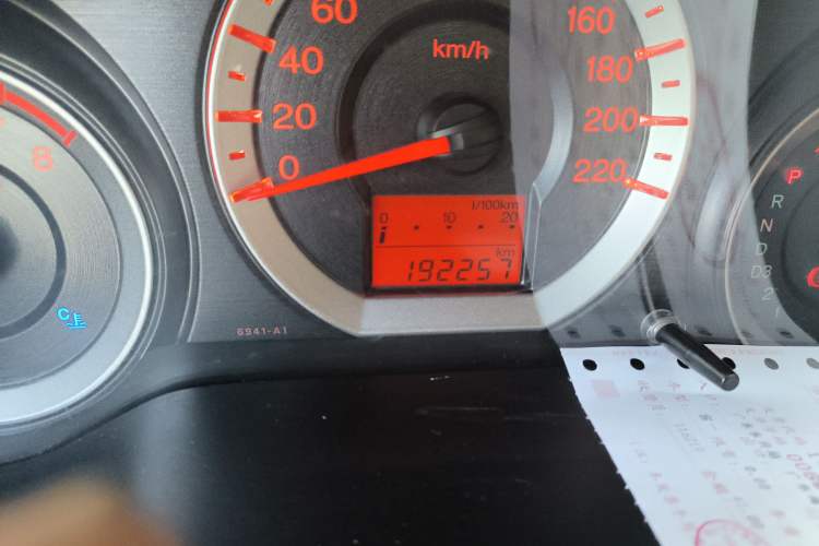 Used Honda City Classic 2008 1.5L Automatic Elite Edition Odometer Close Up