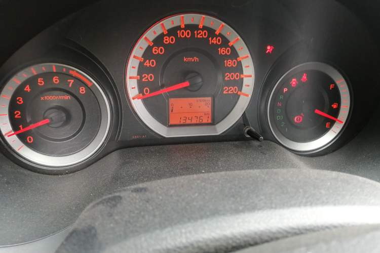 Used Honda City Classic 2008 1.5L Automatic Elite Edition Odometer Close Up