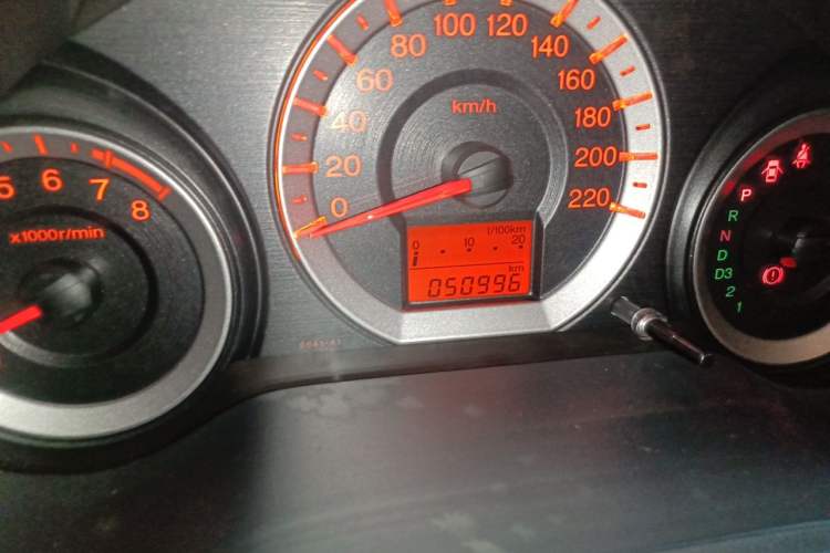 Used Honda City Classic 2008 1.5L Automatic Elite Edition Odometer Close Up