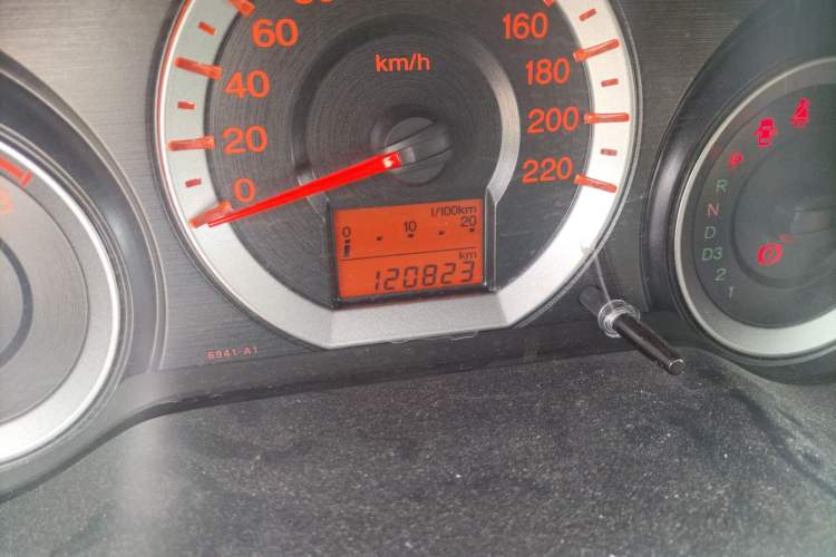 Used Honda City Classic 2008 1.5L Automatic Elite Edition Odometer Close Up