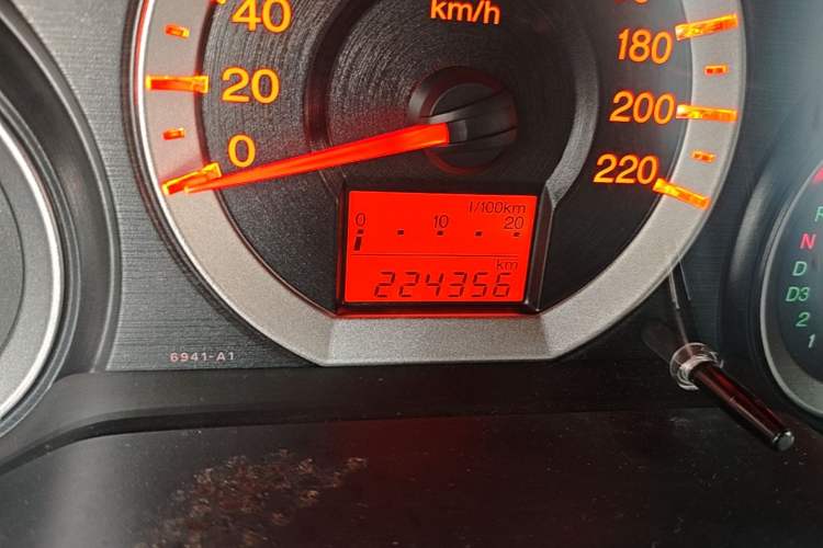 Used Honda City Classic 2008 1.5L Automatic Elite Edition Odometer Close Up
