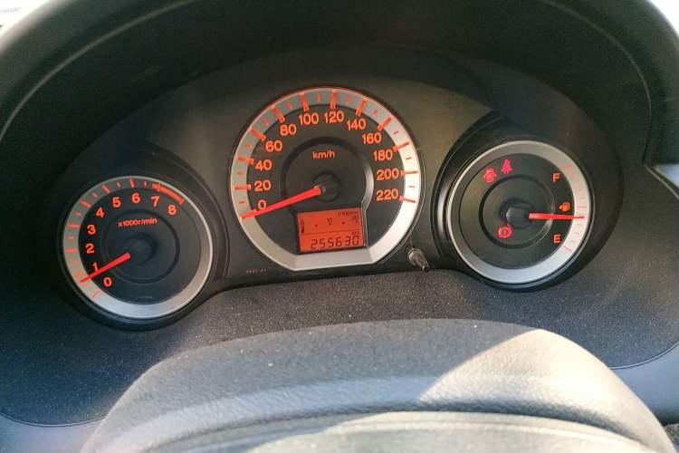 Used Honda City Classic 2008 1.5L manual Elite Edition Odometer Close Up