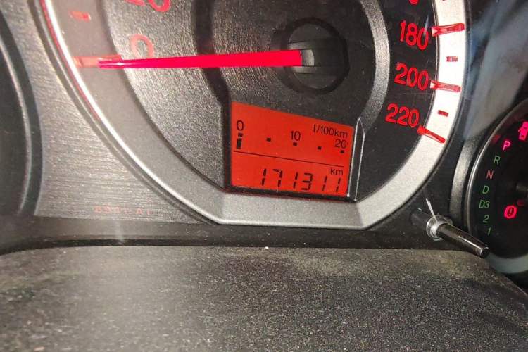 Used Honda City Classic 2008 1.5L Automatic Elite Edition Odometer Close Up