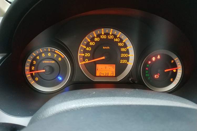 Used Honda City Classic 2008 1.5L Automatic Elite Edition Odometer Close Up
