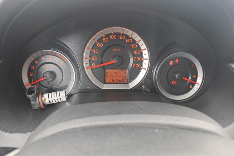 Used Honda City Classic 2008 1.5L manual Elite Edition Odometer Close Up