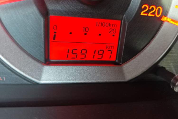 Used Honda City Classic 2008 1.5L Automatic Elite Edition Odometer Close Up